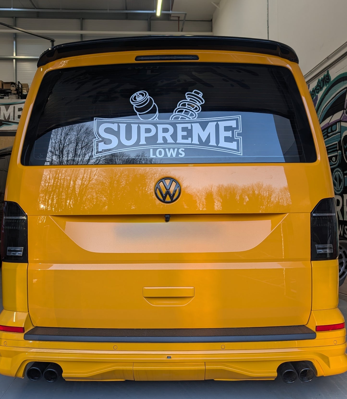 Lows Large rear window decal